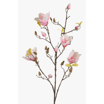 Künstliche Blume groß Magnolie LILO, pink-weiß, 110cm, Ø5-9cm