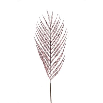 Kunststoff Palmenwedel Areca RYLAN mit Glitzer, rosa, 90cm