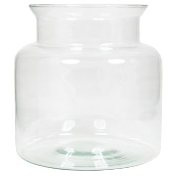 Windlicht Kerzenhalter KARIN OCEAN aus Glas, klar, 19cm, Ø19cm