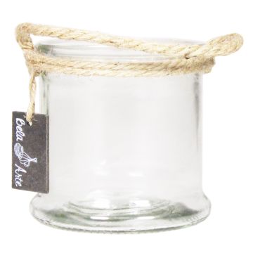 Windlicht ZULAI aus Glas, mit Henkel, klar, 12cm, Ø13cm Windlicht ZULAI aus Glas, mit Henkel, klar, 12cm, Ø13cm