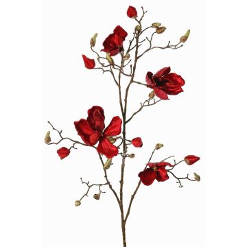Textil Magnolienzweig JACKA, rot, 105cm Textil Magnolienzweig JACKA, rot, 105cm
