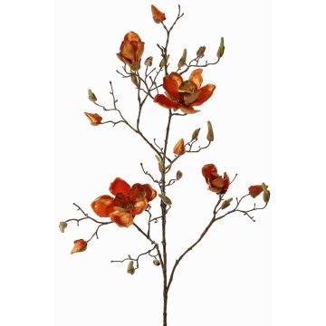 Textil Magnolienzweig JACKA, orange, 105cm Textil Magnolienzweig JACKA, orange, 105cm