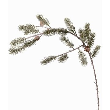 Kunstzweig Tanne ORVILOS mit Zapfen, grün-weiß, 85cm Kunstzweig Tanne ORVILOS mit Zapfen, grün-weiß, 85cm