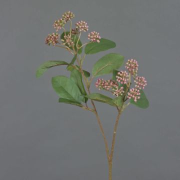 Künstlicher Hartriegel Zweig PANGO mit Knospen, altrosa, 70cm