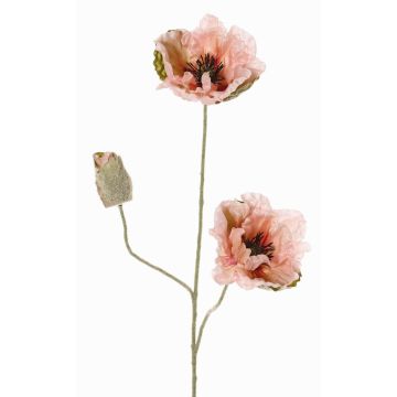 Kunst Mohnblume MODLING, rosa, 75cm, Ø12cm Kunst Mohnblume MODLING, rosa, 75cm, Ø12cm