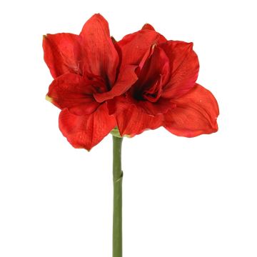 Künstliche Amaryllis NARWELA, rot, 70cm, Ø10-13cm