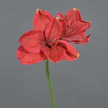 Künstliche Amaryllis NARWELA, rot, 70cm, Ø10-13cm