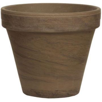 Terrakotta Pflanztopf ARVION mit Maserung, outdoor, braun, 10cm, Ø11cm Terrakotta Pflanztopf ARVION mit Maserung, outdoor, braun, 10cm, Ø11cm