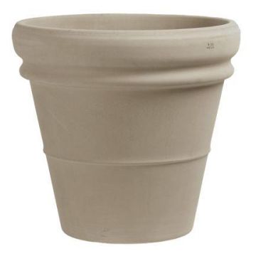 Terrakotta Blumentopf BRYNEX mit Doppelrand, outdoor, beige, 42cm, Ø45cm Terrakotta Blumentopf BRYNEX mit Doppelrand, outdoor, beige, 42cm, Ø45cm
