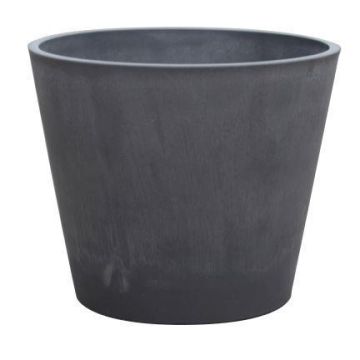 Blumentopf SUAVIA aus Holzbeton, anthrazit, 60cm, Ø80cm Blumentopf SUAVIA aus Holzbeton, anthrazit, 60cm, Ø80cm