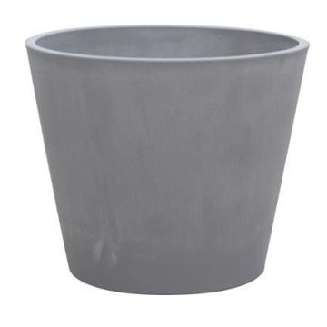 Blumentopf SUAVIA aus Holzbeton, grau, outdoor, 60cm, Ø80cm Blumentopf SUAVIA aus Holzbeton, grau, outdoor, 60cm, Ø80cm