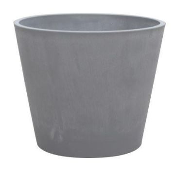 Blumentopf SUAVIA aus Holzbeton, grau, 49cm, Ø60cm Blumentopf SUAVIA aus Holzbeton, grau, 49cm, Ø60cm