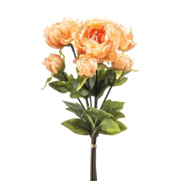 Kunstblumenstrauß Pfingstrosen Bund VATANA, pfirsich, 50cm Kunstblumenstrauß Pfingstrosen Bund VATANA, pfirsich, 50cm