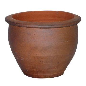 Keramik Pflanztopf ULVORN, 4 Stück, glasiert, outdoor, braun, 27x33cm, 32x40cm, 39x50cm, 45x60cm Keramik Pflanztopf ULVORN, 4 Stück, glasiert, outdoor, braun, 27x33cm, 32x40cm, 39x50cm, 45x60cm