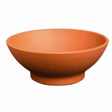 Terrakotta Pflanzschale SERELLA auf Fuß, outdoor, 11cm, Ø37cm Terrakotta Pflanzschale SERELLA auf Fuß, outdoor, 11cm, Ø37cm