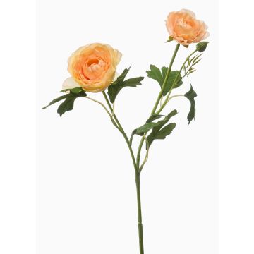 Kunst Ranunkel Blumenzweig FLORANCE, pfirsich, 45cm Kunst Ranunkel Blumenzweig FLORANCE, pfirsich, 45cm