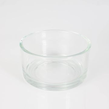 Servierschale VERA EARTH aus Glas, klar, 8cm, Ø15cm