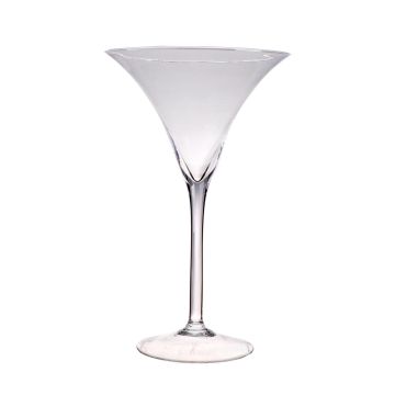 XXL Martiniglas SACHA AIR auf Standfuß, transparent, 40cm, Ø25cm