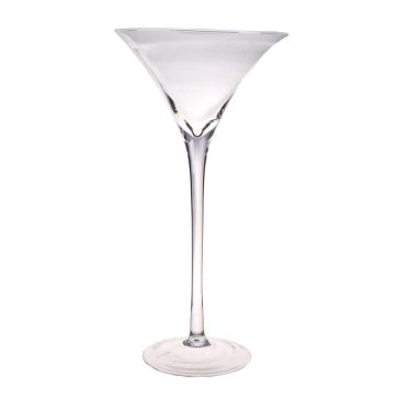 XXL Martiniglas SACHA AIR auf Standfuß, transparent, 50cm, Ø25cm