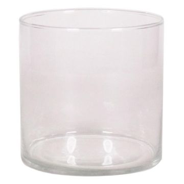Kerzen Glas Zylinder SANYA OCEAN, klar, 12cm, Ø12cm