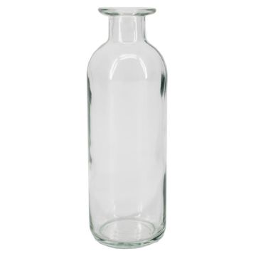 Kleine Glas Dekoflasche BITNA, klar, 16,5cm, Ø5,5cm Kleine Glas Dekoflasche BITNA, klar, 16,5cm, Ø5,5cm