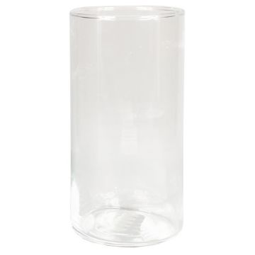 Zylinder Blumenvase SANNY aus Glas, klar, 20cm, Ø10cm