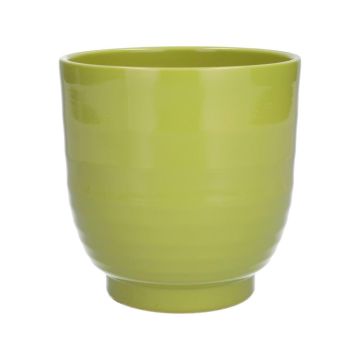 Blumentopf DARWONU, Keramik, apfelgrün, 14cm, Ø13,5cm