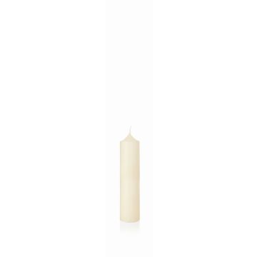 Kaminkerze FRANZISKA, elfenbein, 25cm, Ø6cm, 72h - Made in Germany Kaminkerze FRANZISKA, elfenbein, 25cm, Ø6cm, 72h - Made in Germany