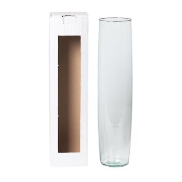 Bodenvase Glas MANRESA, transparent, 50cm, Ø11,5cm Bodenvase Glas MANRESA, transparent, 50cm, Ø11,5cm