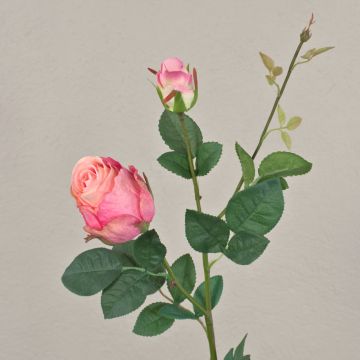 Kunst Rose CARUSA, rosa, 80cm, Ø8cm Kunst Rose CARUSA, rosa, 80cm, Ø8cm