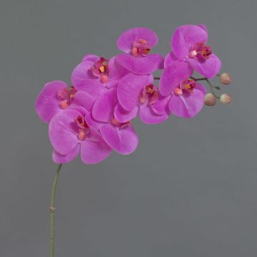 Textilzweig Phalaenopsis Orchidee AURELIA, pink, 95cm, Ø9-11cm