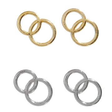 Wachsornament Ringe ELDORA, gold, 1,9x2,9cm Wachsornament Ringe ELDORA, gold, 1,9x2,9cm
