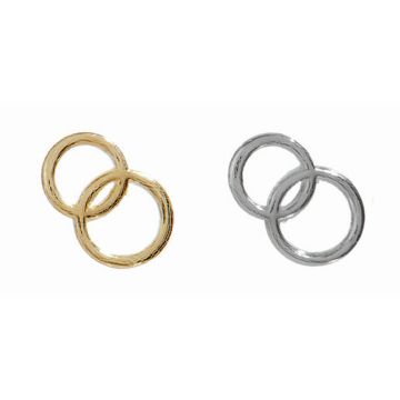 Wachsornament Ringe ELDORA, silber, 1,9x2,9cm Wachsornament Ringe ELDORA, silber, 1,9x2,9cm