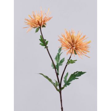 Textilblume Chrysantheme ESTELLE, gelb-orange, 70cm, Ø8-10cm Textilblume Chrysantheme ESTELLE, gelb-orange, 70cm, Ø8-10cm