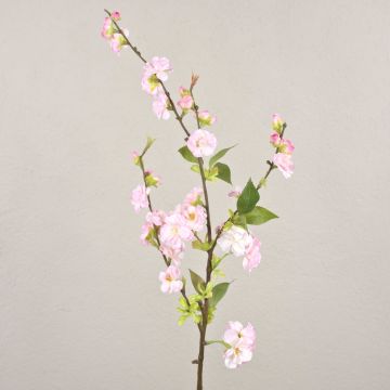 Deko Kirschblütenzweig VALESKA, blühend, rosa, 85cm, Ø3-5cm