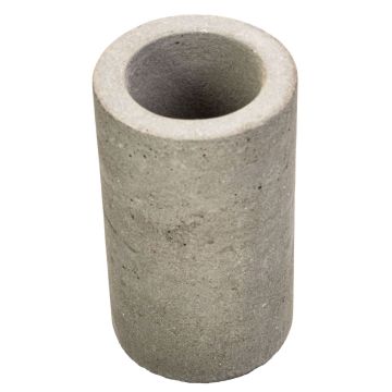 Kerzenhalter JUANJO in Betonoptik, für Teelichter und Stabkerzen, betongrau, 10cm, Ø6cm Kerzenhalter JUANJO in Betonoptik, für Teelichter und Stabkerzen, betongrau, 10cm, Ø6cm