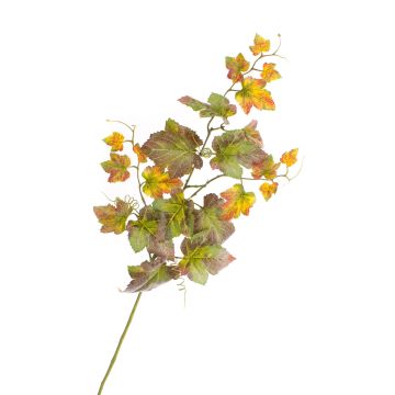 Deko Weinreben Zweig NOAH, grün-rot, 75cm