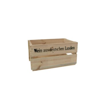 Weinkiste GRETA, natur, 45x32x24cm