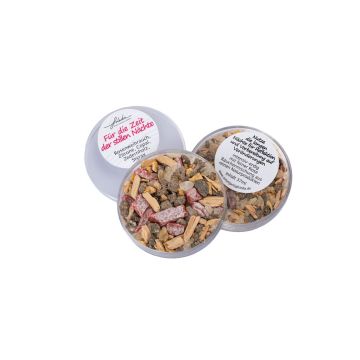 Naturreine Räuchermischung TOKESSA in Dose, Für die Zeit der stillen Nächte, 37ml, 1,5cm, Ø6,5cm