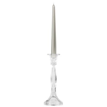 Glas Kerzenleuchter ANAMARIA für Stabkerzen, transparent, 23cm, Ø6cm