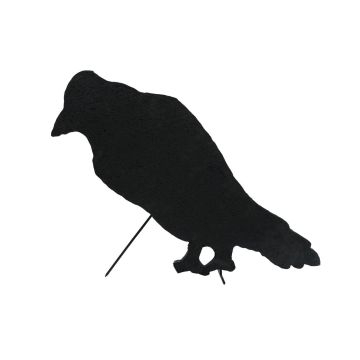 Halloween Deko Silhouette Krähe SPOOKY CROW, schwarz, 63cm