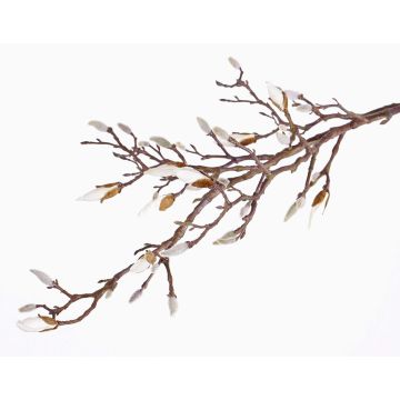 Textilzweig Magnolie ANJULI, creme, 105cm