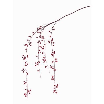 Dekopflanze Schneebeeren Zweig ATOS mit Beeren, rot, 120cm
