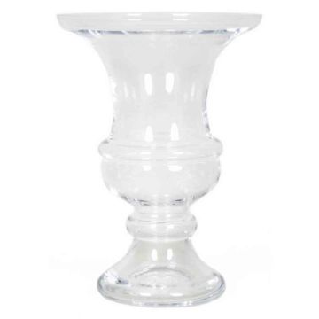 Glas Pokalvase SONJA auf Standfuß, klar, 60cm, Ø37cm