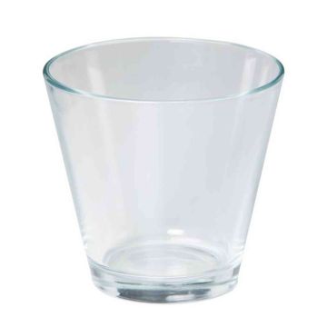 Kerzen Glas THEA, klar, 12,5cm, Ø13,5cm