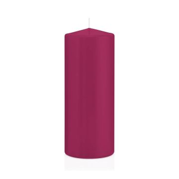Stumpenkerze MAEVA, magenta, 20cm, Ø8cm, 119h - Made in Germany Stumpenkerze MAEVA, magenta, 20cm, Ø8cm, 119h - Made in Germany