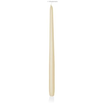 Spitzkerze PALINA, creme, 40cm, Ø2,5cm, 15,5h - Made in Germany