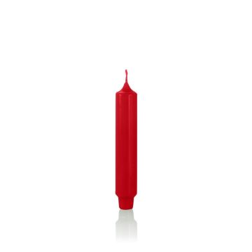 Punchkerze ARIETTA, rot, 16,4cm, Ø2,8cm, 6h - Made in Germany