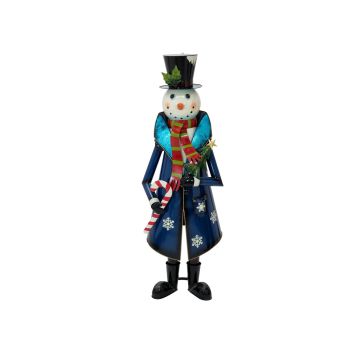 Dekofigur Schneemann RUDIE mit Mantel, 150cm Dekofigur Schneemann RUDIE mit Mantel, 150cm