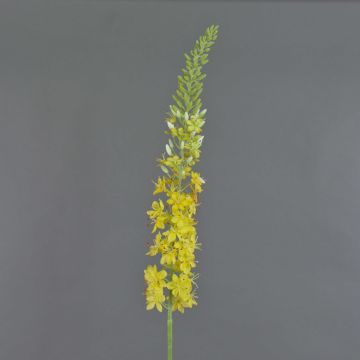 Plastik Steppenkerze SELINA, gelb-orange, 105cm, Ø9cm
